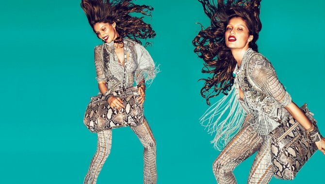 Летиция Каста рекламирует сумки Дива от Roberto Cavalli Летиция Каста рекламирует сумки Дива от Roberto Cavalli