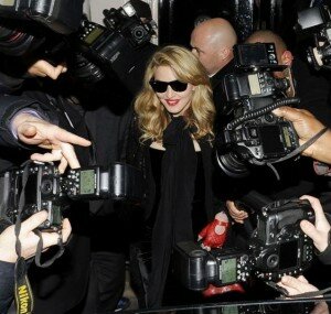 Мадонна на встрече с журналистами