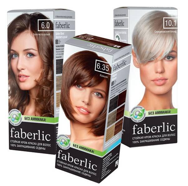 Краска для волос Faberlic (Фаберлик) – палитра