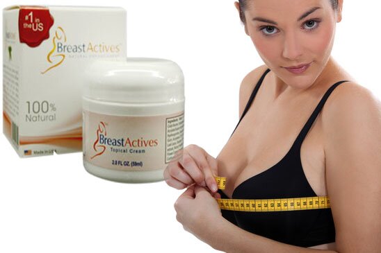 Увеличение груди с помощью крема Breast Actives
