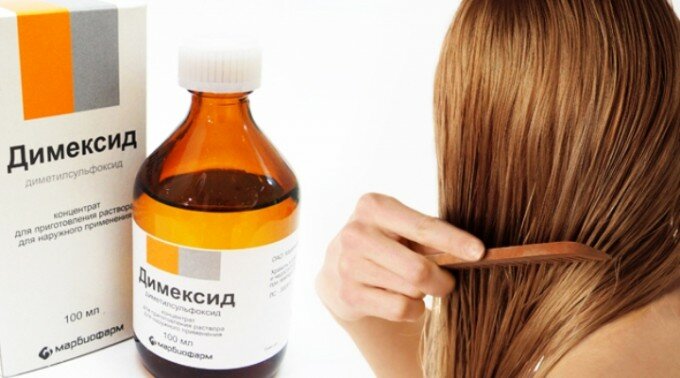Препарат Димексид для укрепления и роста волос